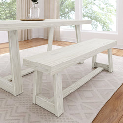 Classic Dining Bench Dining Bench Plank+Beam White Sand 
