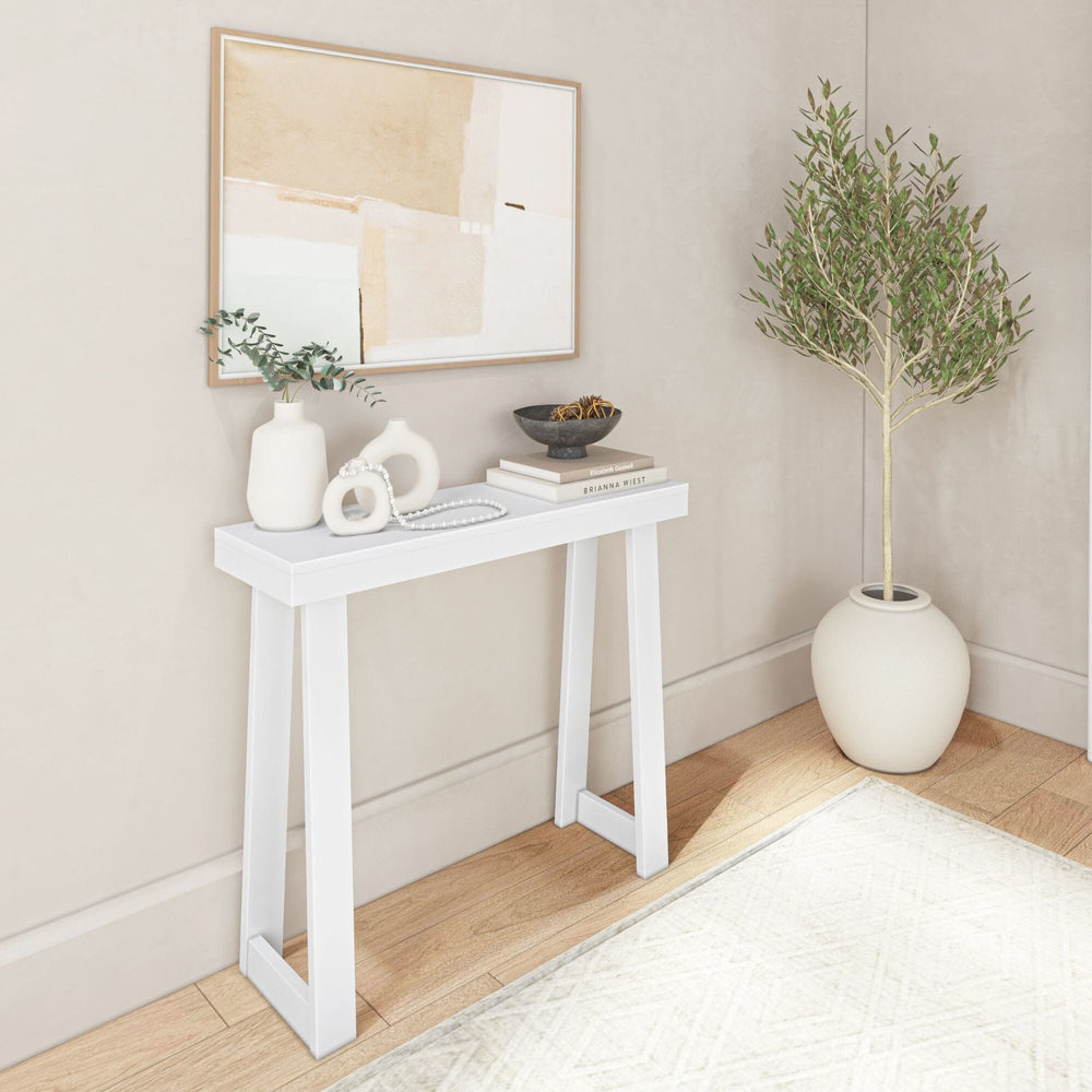 Classic Console Table - 36" Console Table Plank+Beam White 