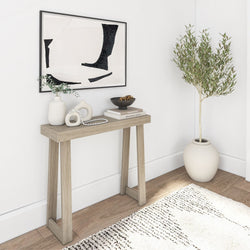 Classic Console Table - 36" Console Table Plank+Beam Seashell 