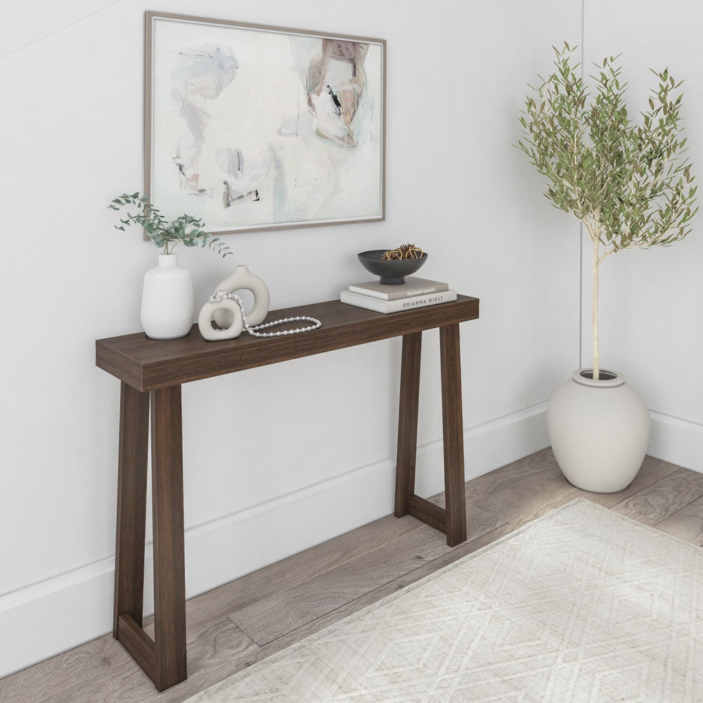 Classic Console Table - 46.25" Console Table Plank+Beam Walnut 