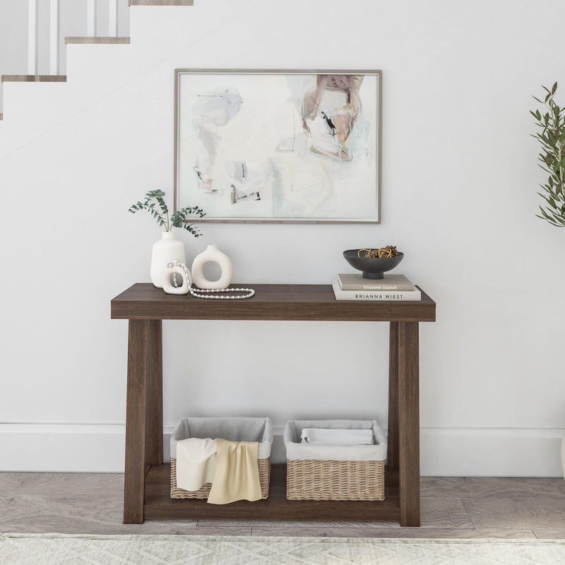 Classic Console Table with Shelf - 46” Console Table Plank+Beam 