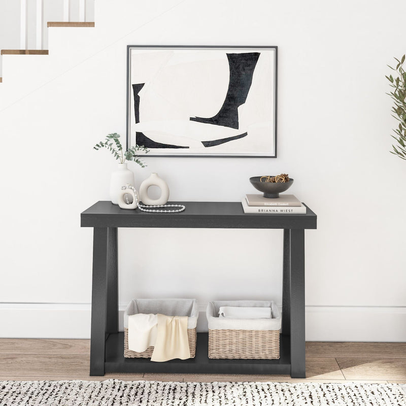 Classic Console Table with Shelf - 46” Console Table Plank+Beam 