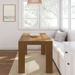 Modern Solid Wood Kitchen Table - 48 Inches Dining Plank+Beam 