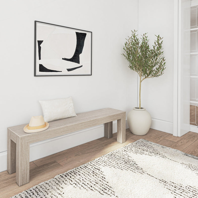 Modern Dining Bench - 61" Dining Bench Plank+Beam 