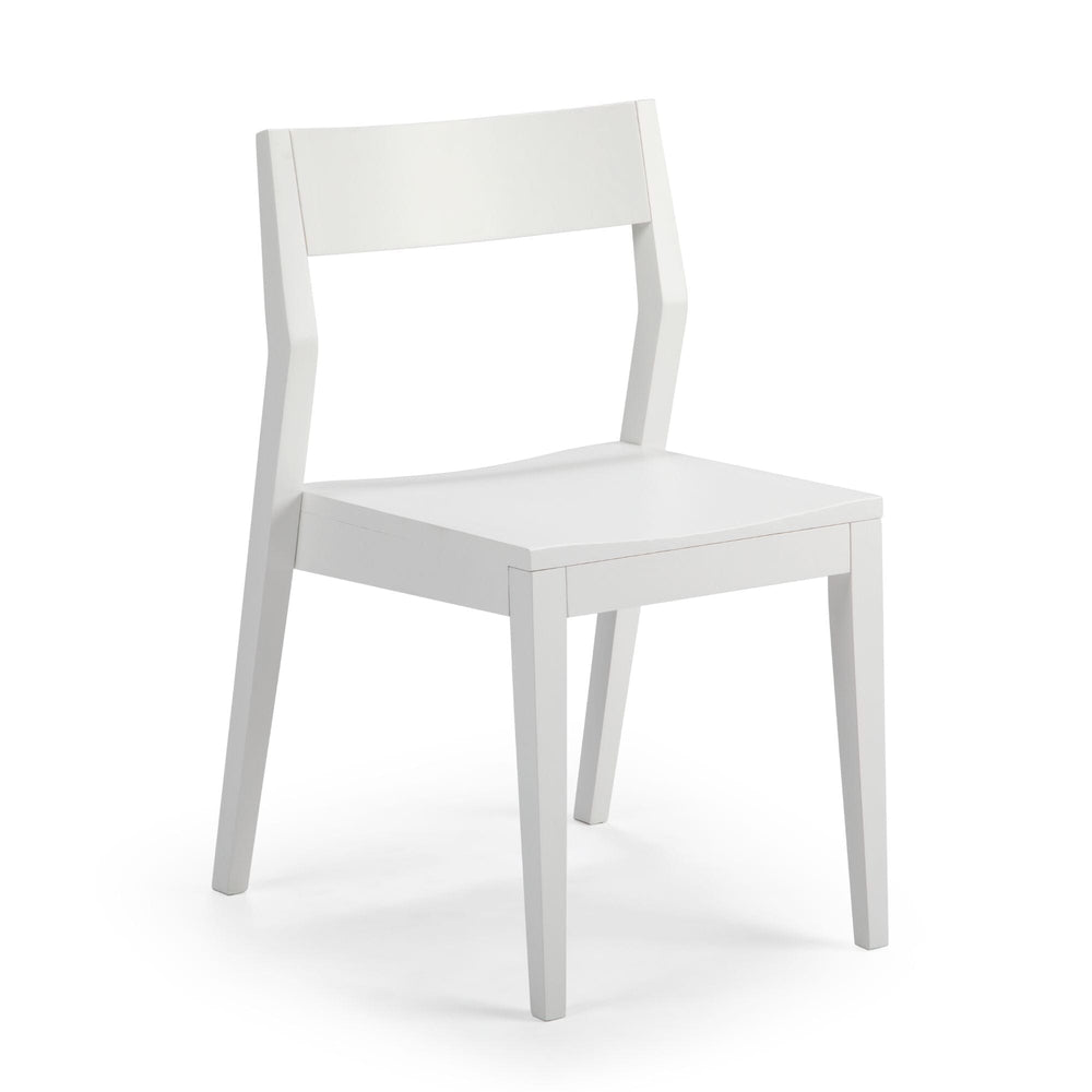 Solid Wood Dining Chair Dining Chair Plank+Beam White 