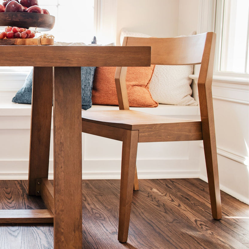 Modern Dining Chair Solid Wood Dining Room Chair for Kitchen Table ...