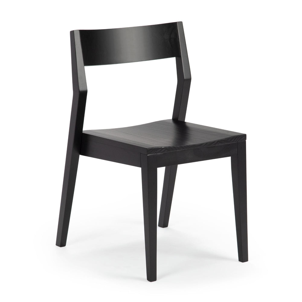 Solid Wood Dining Chair Dining Chair Plank+Beam Black 