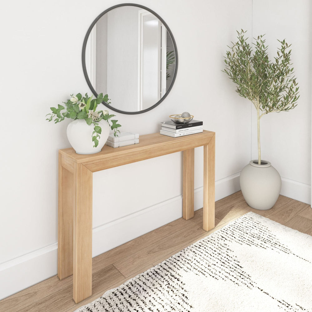 Modern Console Table - 46.25" Console Table Plank+Beam Blonde 