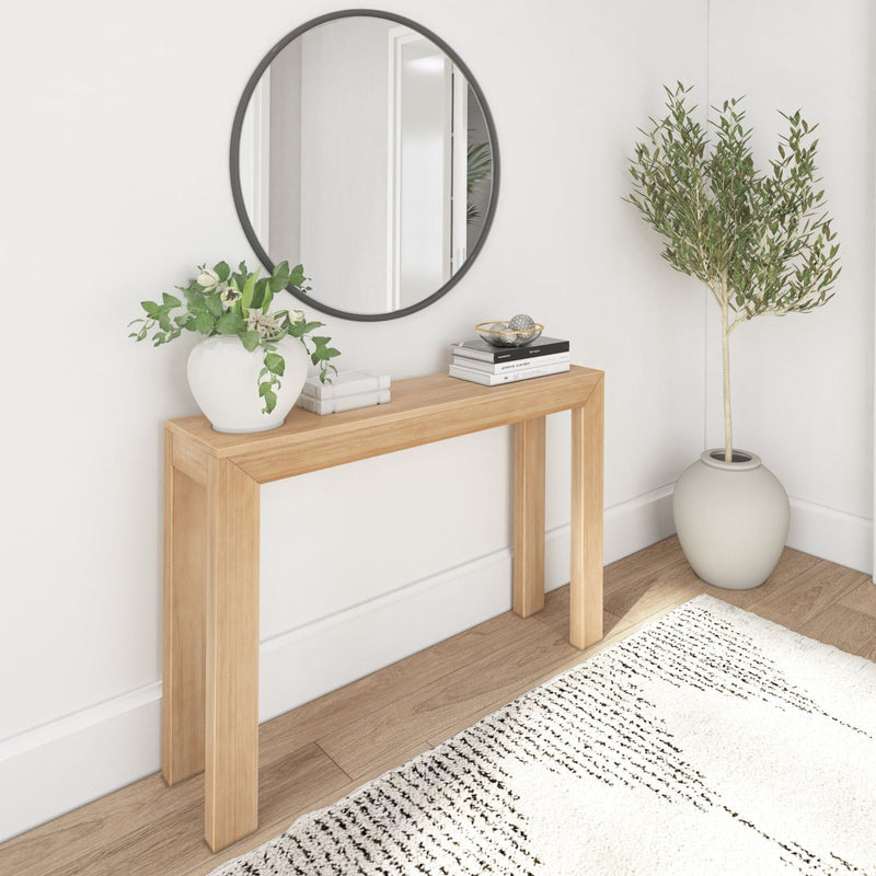 Modern Console Table - 46" Console Table Plank+Beam Blonde 