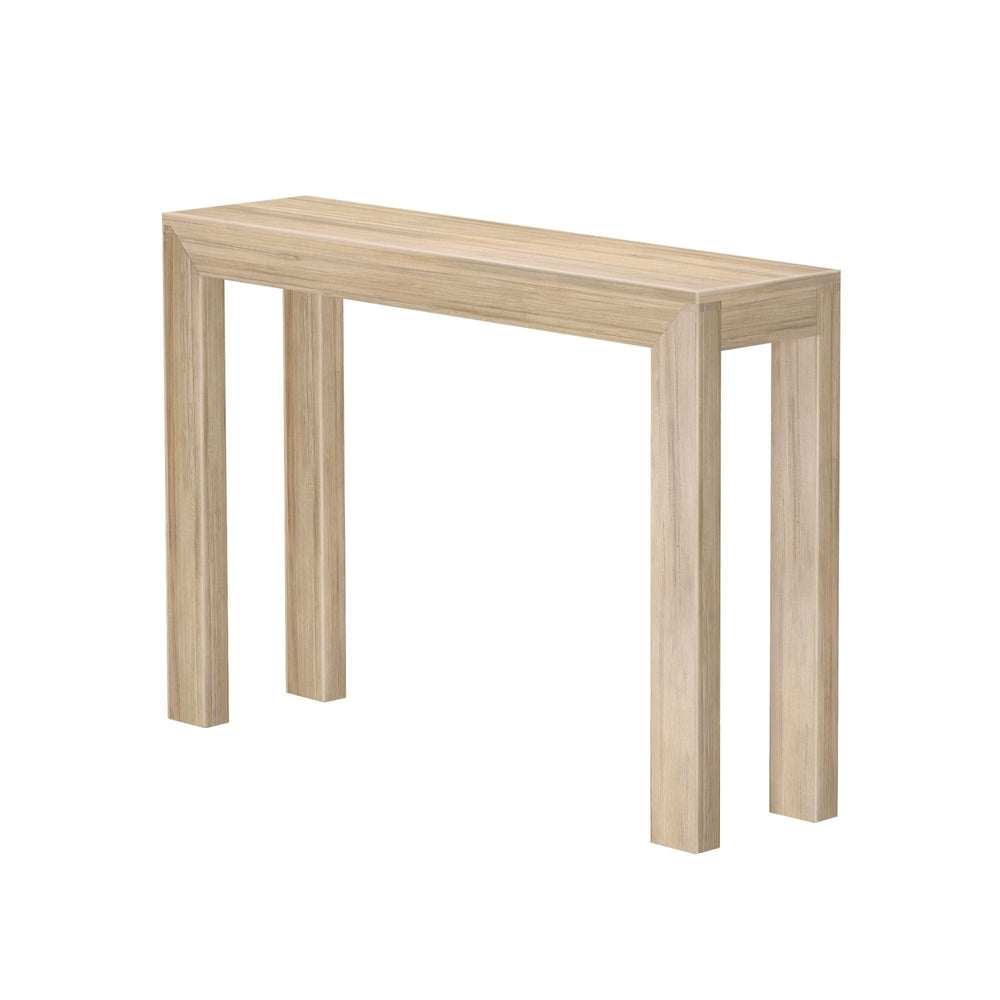 Modern Console Table, 46.25 Inch Solid Wood Narrow Entryway Table for ...