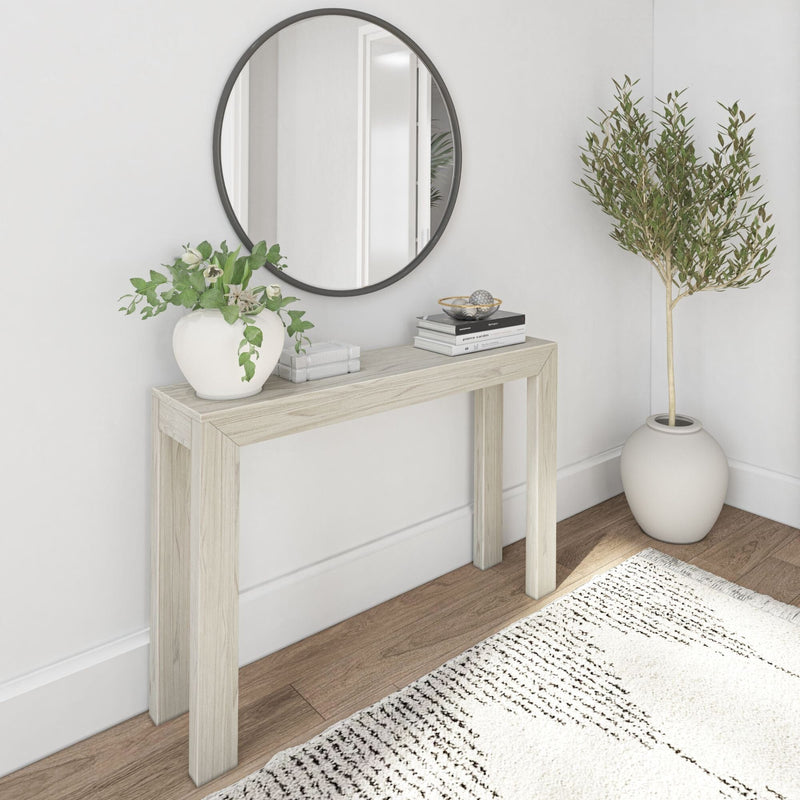 Modern Console Table - 46" Console Table Plank+Beam Coastal White 