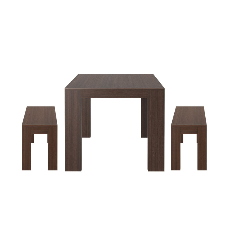 Modern Dining Set with Benches - 72" Dining Set Plank+Beam 