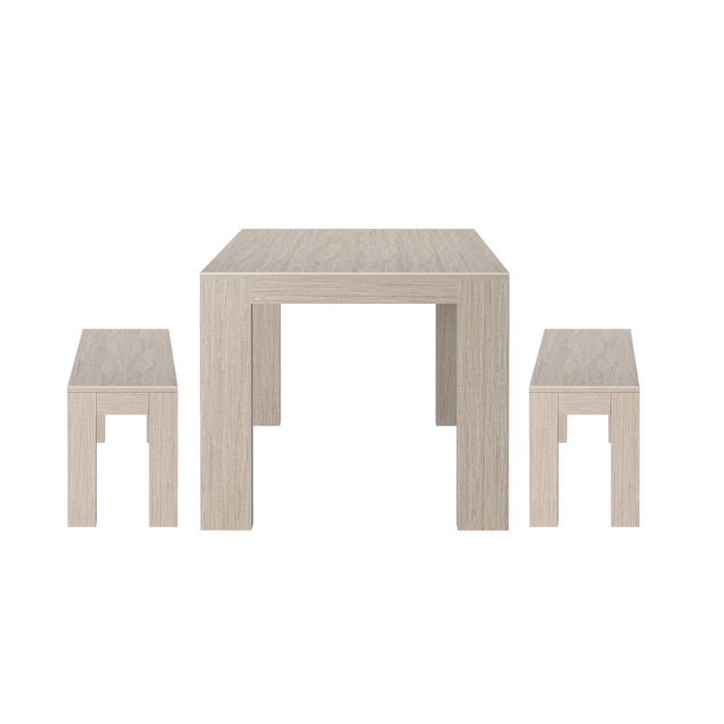 Modern Dining Set with Benches - 72" Dining Set Plank+Beam 