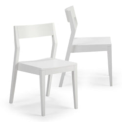Solid Wood Dining Chair (Set of 2) Dining Chair Plank+Beam 