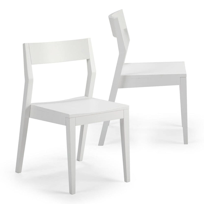 Solid Wood Dining Chair (Set of 2) Dining Chair Plank+Beam 