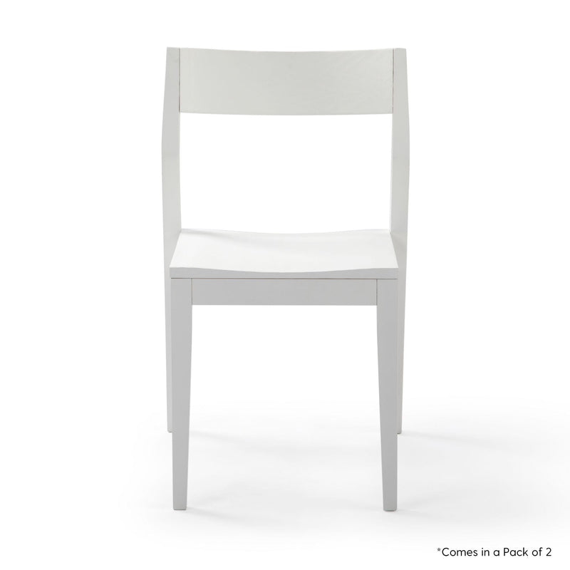 Solid Wood Dining Chair (Set of 2) Dining Chair Plank+Beam 