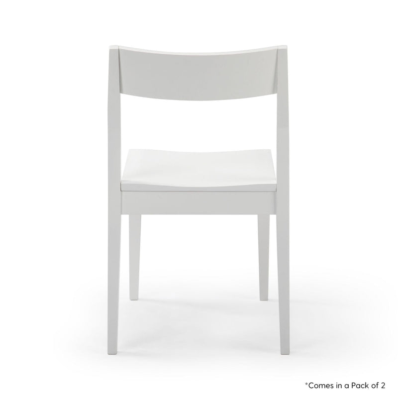 Solid Wood Dining Chair (Set of 2) Dining Chair Plank+Beam 