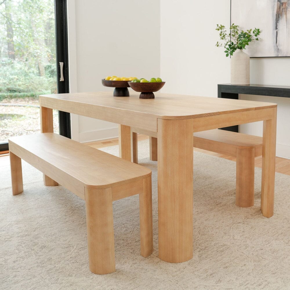 Contour Dining Table - 72" Dining Table Plank+Beam Blonde 