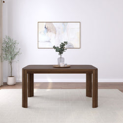 2400302000-008 : Dining Table Modern Rounded Dining Table (60in / 1524mm), Walnut