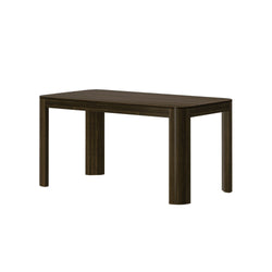 2400302000-008 : Dining Table Modern Rounded Dining Table (60in / 1524mm), Walnut