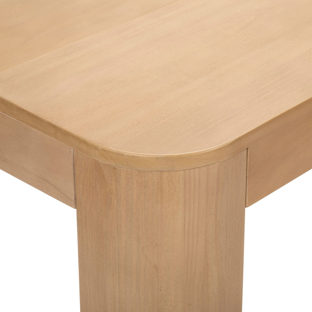 2400302000-010 : Dining Table Modern Rounded Dining Table (60in / 1524mm), Blonde