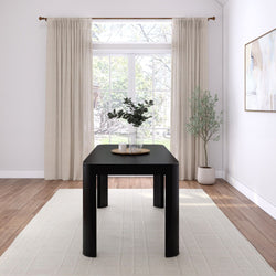 Contour Solid Wood Dining Table - 60" Dining Table Plank+Beam 