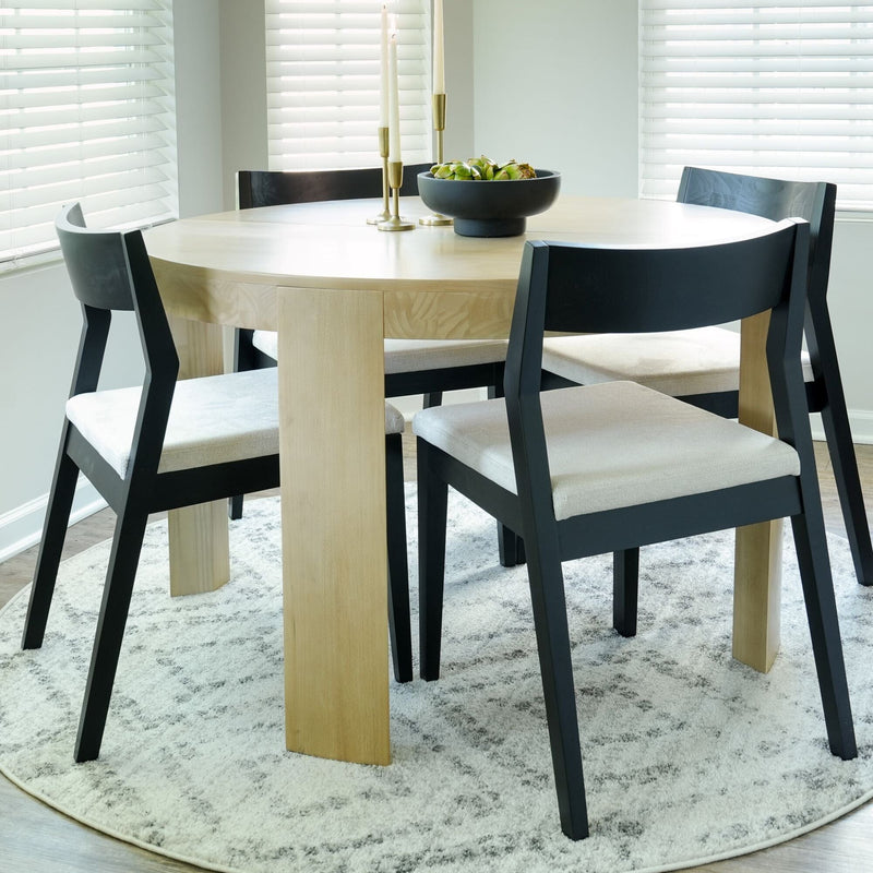 Contour Round Dining Table - 47" Dining Table Plank+Beam Blonde 