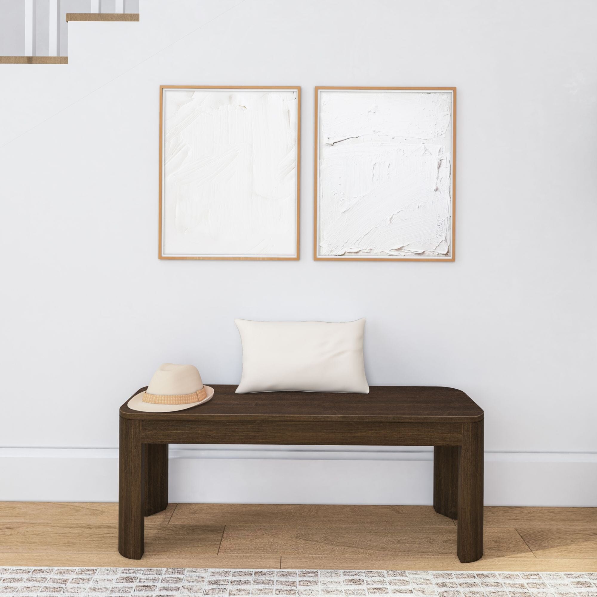 Contour Solid Wood Dining Bench, 46