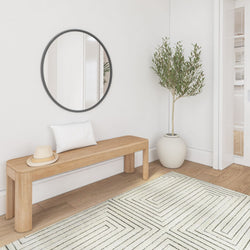 Contour Dining Bench - 58" Dining Bench Plank+Beam Blonde 