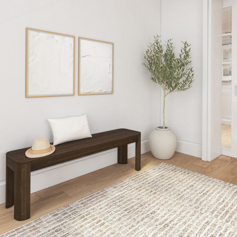 Contour Dining Bench - 58" Dining Bench Plank+Beam 
