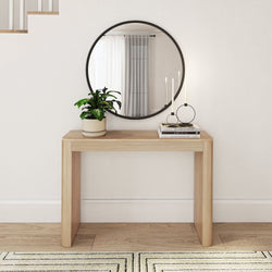 2400401000-010 : Console Table Modern Rounded Console Table (46in / 1170mm), Blonde
