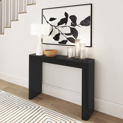 Contour Console Table - 46" Console Table Plank+Beam Black 