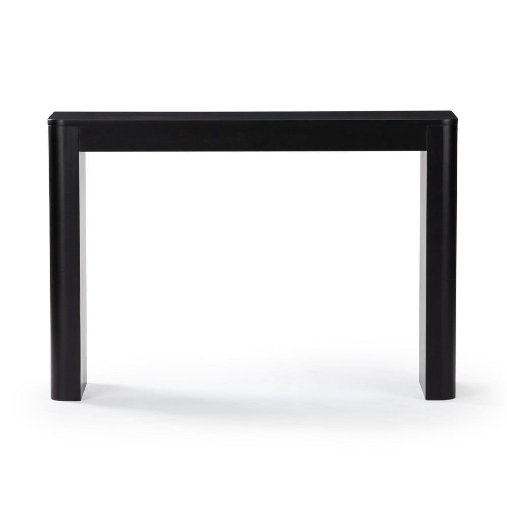 2400401000-170 : Console Table Modern Rounded Console Table (46in / 1170mm), Black