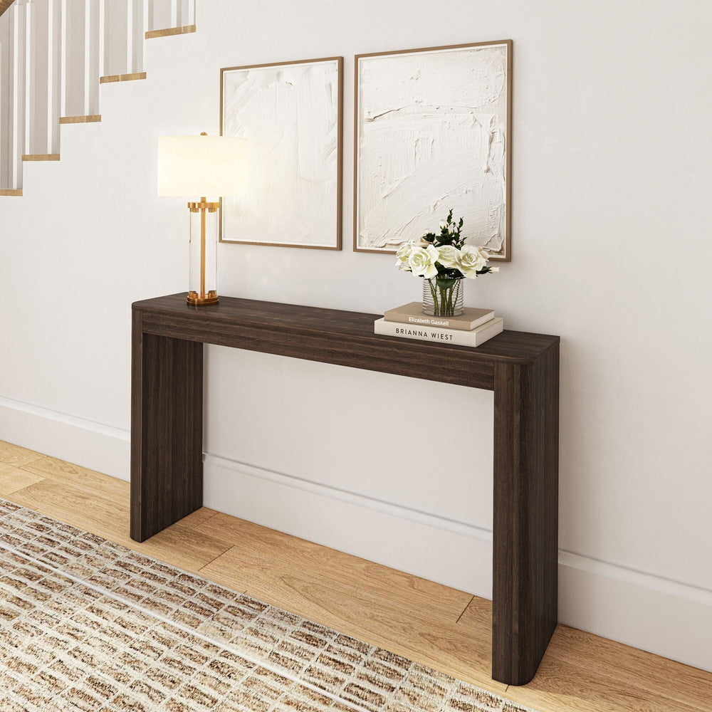 Contour Console Table - 56" Console Table Plank+Beam Walnut 