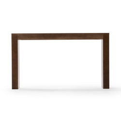 2400402000-008 : Console Table Modern Rounded Console Table (56in / 1420mm), Walnut