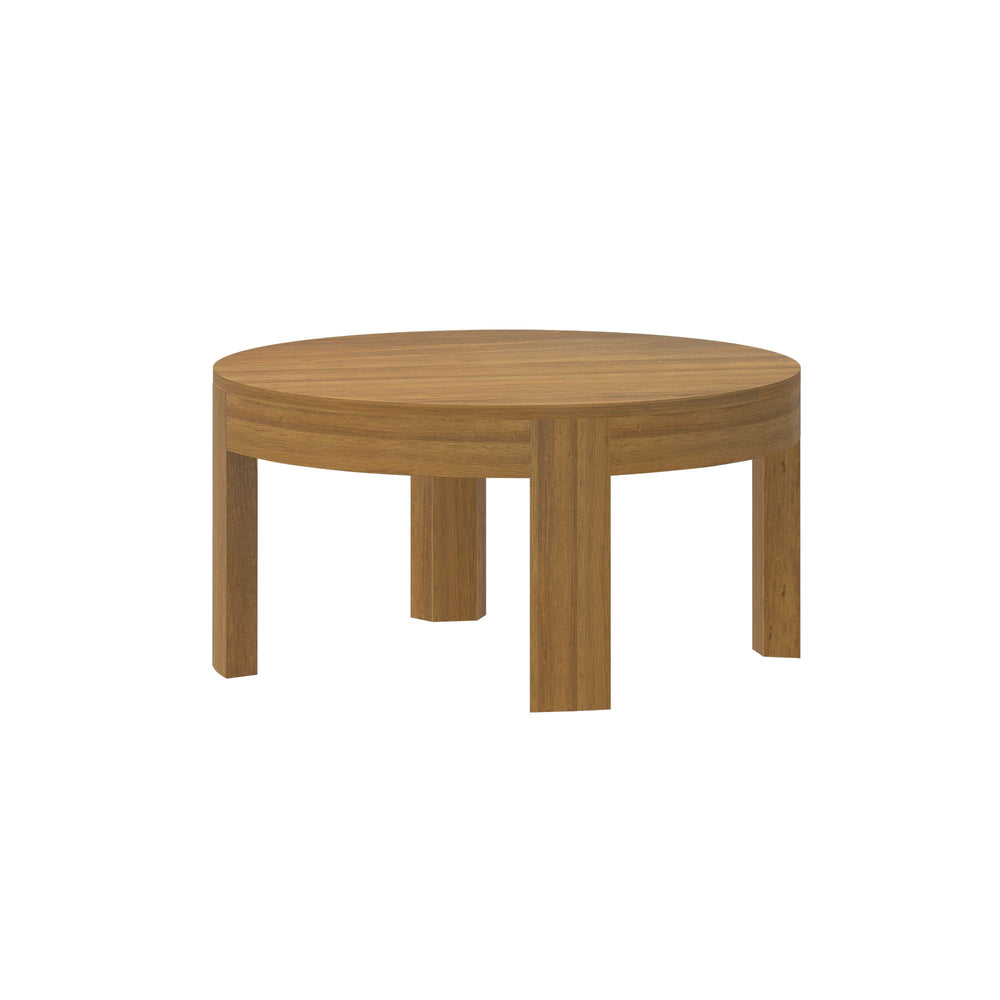 2400501001-007 : Coffee Table Contour Round Coffee Table (30in x 30in / 762mm x 762mm), Pecan