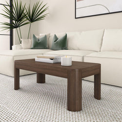 Contour Rectangular Coffee Table - 40" Coffee Table Plank+Beam Walnut 