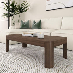 Contour Rectangular Coffee Table - 48" Coffee Table Plank+Beam Walnut 