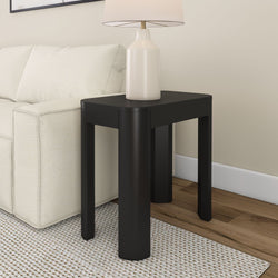 Contour Rectangular Side Table Side Table Plank+Beam Black 