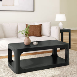 Forma Coffee Table - 48" Coffee Table Plank+Beam Black 