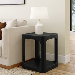 Forma Square Side Table Side Table Plank+Beam Black 