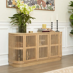 Contour 3-Door Sideboard - 59" Sideboard Plank+Beam Blonde 