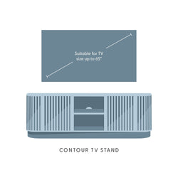 Contour TV Stand TV Stand Plank+Beam 