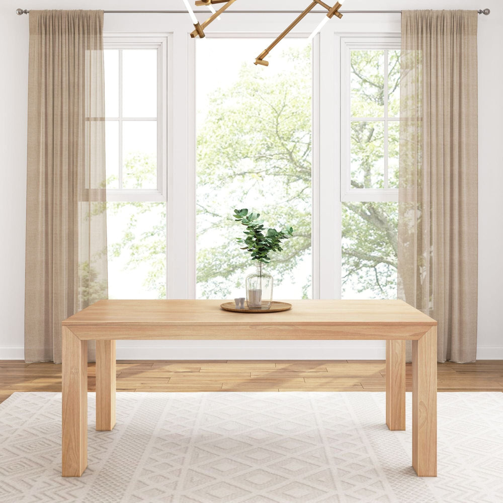Modern Solid Wood Dining Table - 72" Dining Table Plank+Beam 