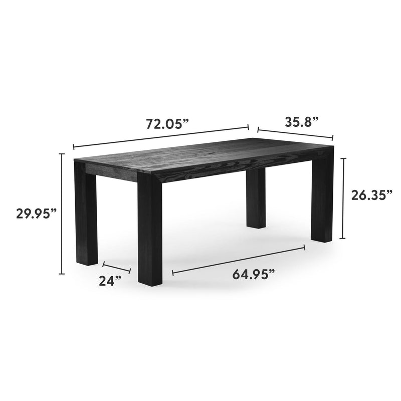 Modern Dining Table - 72" Dining Table Plank+Beam 