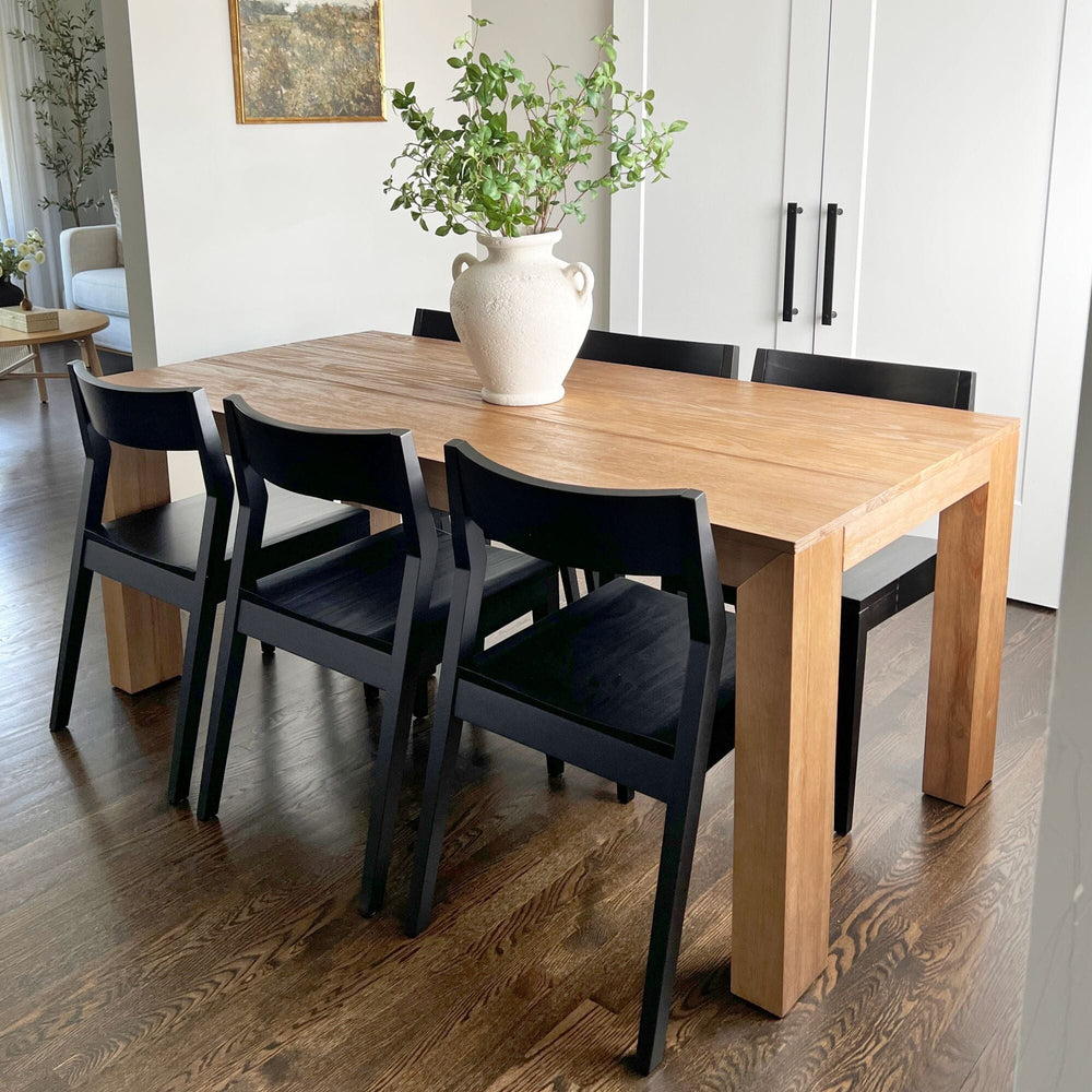 Modern Solid Wood Dining Table, 72" – Plank+Beam