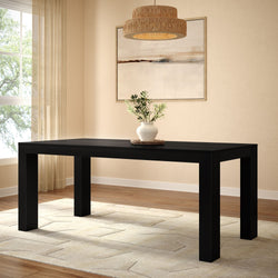 Modern Dining Table - 72" Dining Table Plank+Beam Black 