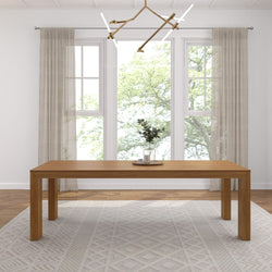 Modern Solid Wood Dining Table - 94" Dining Table Plank+Beam 