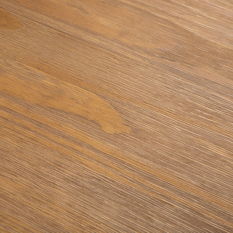 Close-up of natural oak wood texture with grain patterns.