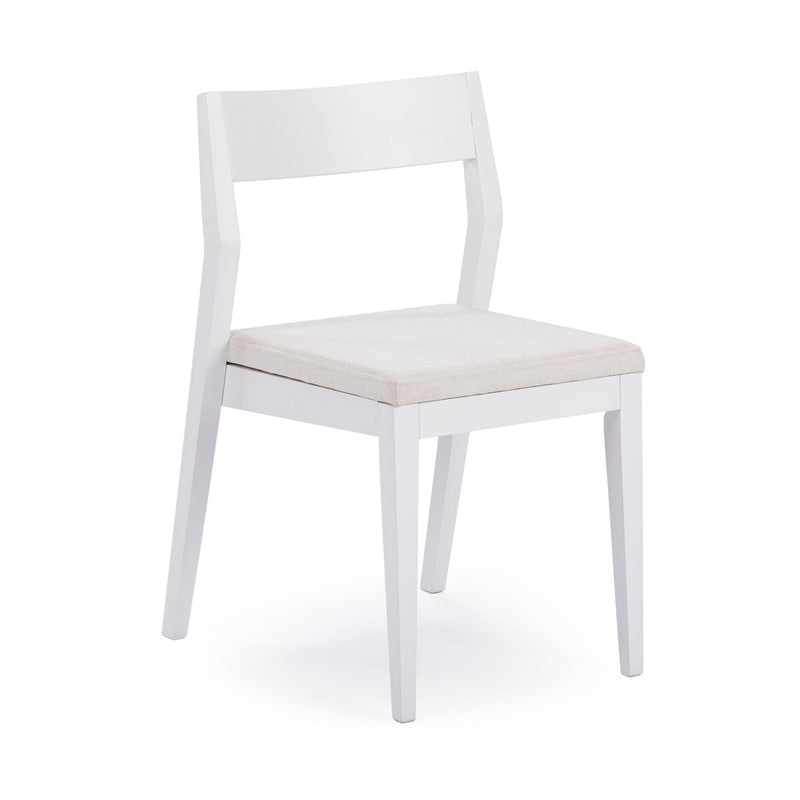 Solid Wood Upholstered Dining Chair Dining Chair Plank+Beam 